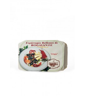 Espárragos rellenos de Bogavante